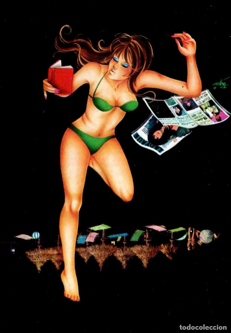 Sammeln von Kalendern: Calendario de Serie Chica Erotico Desnudo Sexy A&ntilde;o 1975
