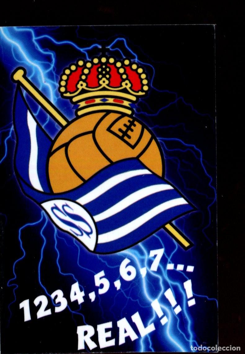Coleccionismo Calendarios: A&Ntilde;O 2021 - CALENDARIO BOLSILLO - FUTBOL - ESCUDO DEL REAL SOCIEDAD raro de ver