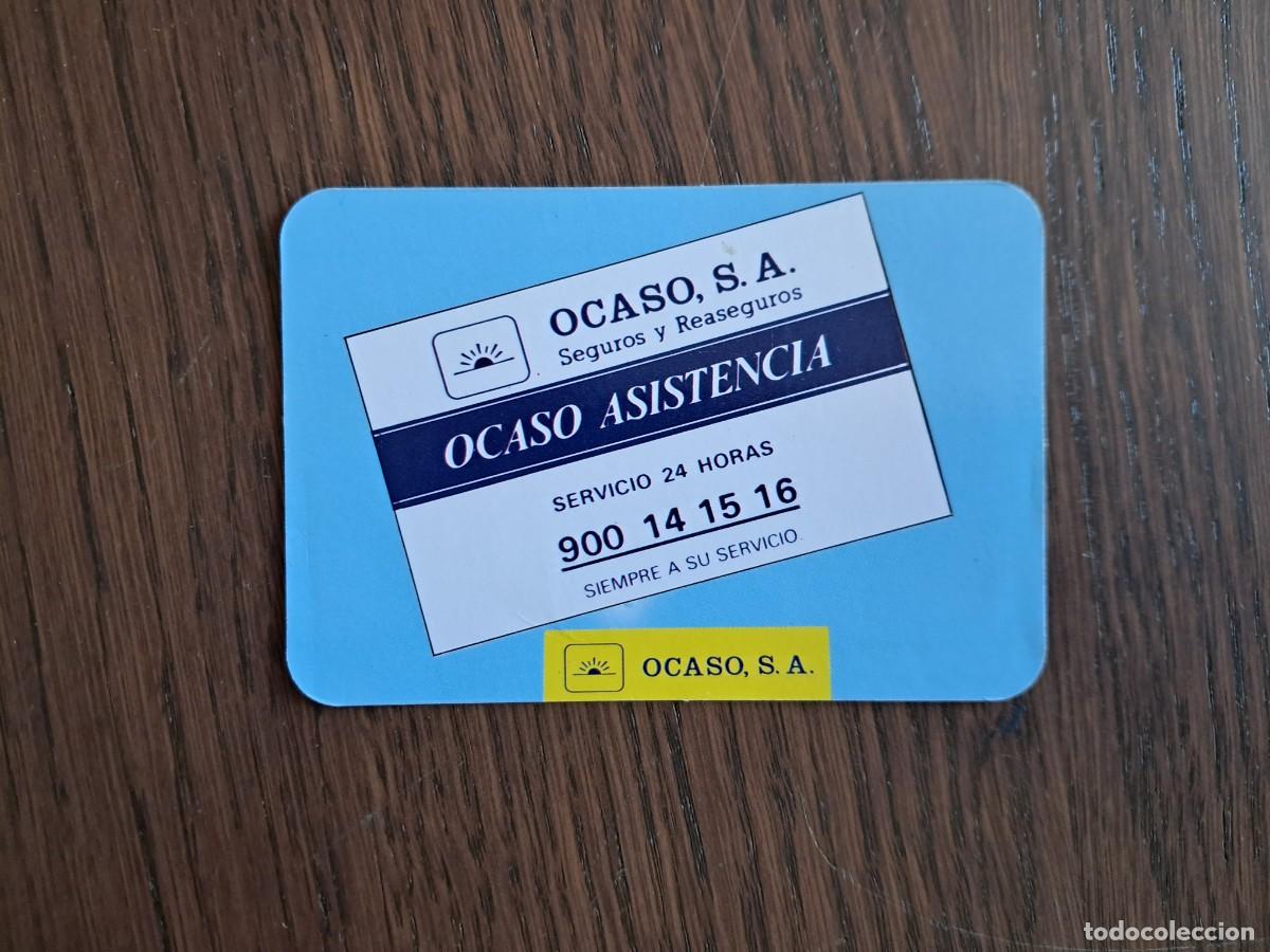 Coleccionismo Calendarios: calendario de publicidad, seguros ocaso, a&ntilde;o 1991.