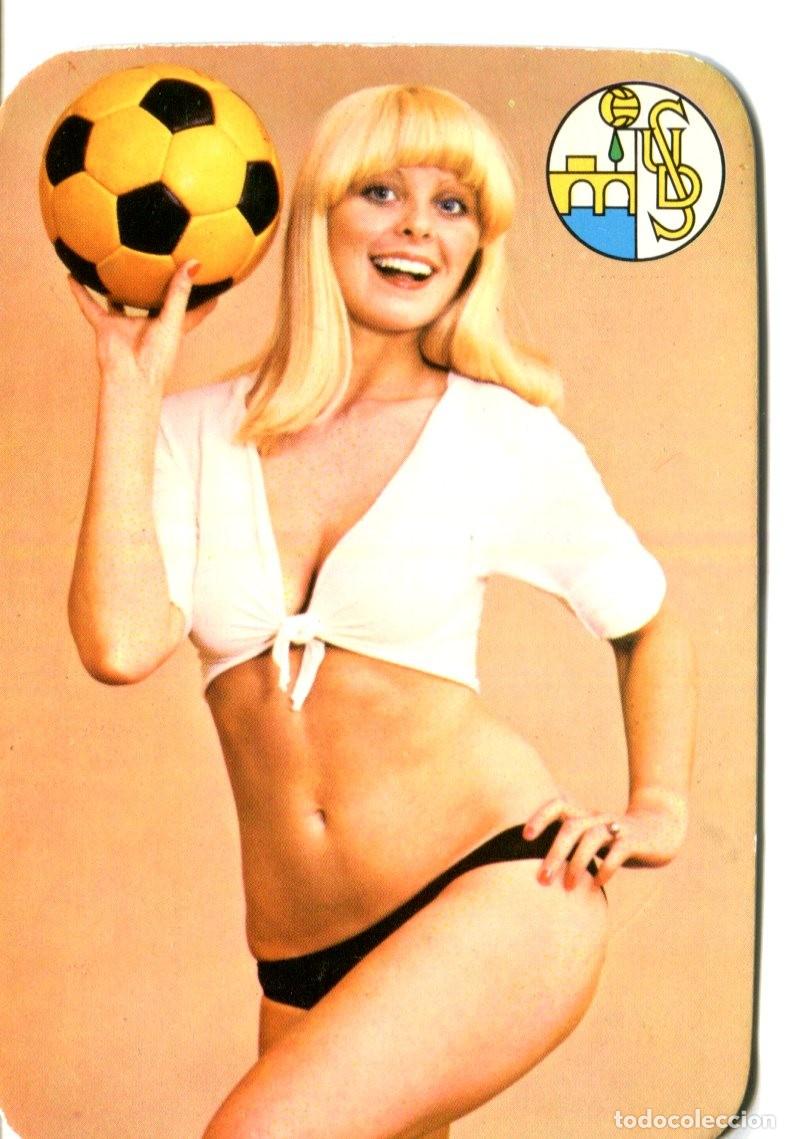 Colecionismo Calend&aacute;rios: CALENDARIO DE BOLSILLO TEMA FUTBOL CHICA 1977 SIN PUBLICIDAD U D SALAMANCA