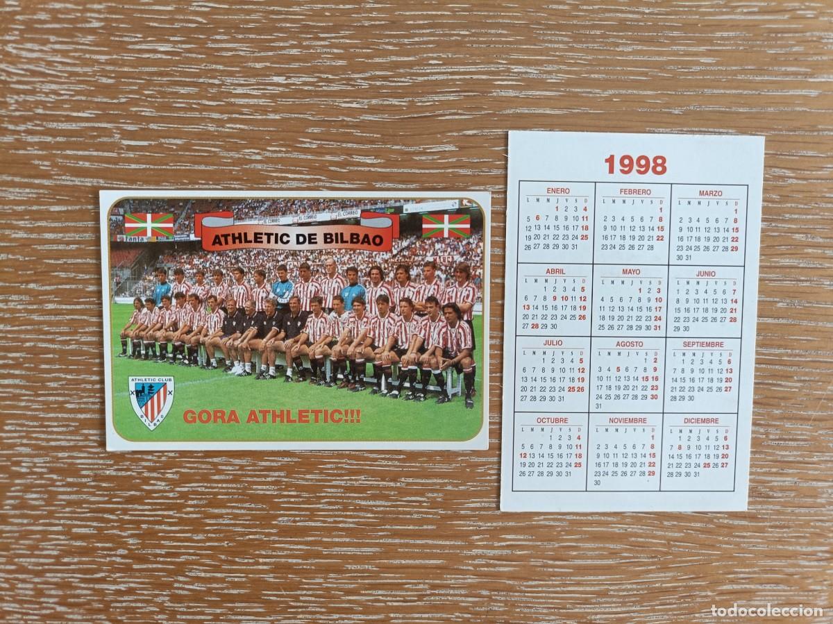 Coleccionismo Calendarios: VCK 4469 - CALENDARIO BOLSILLO - A&Ntilde;O 1998 - F&Uacute;TBOL PLANTILLA - ATHLETIC BILBAO