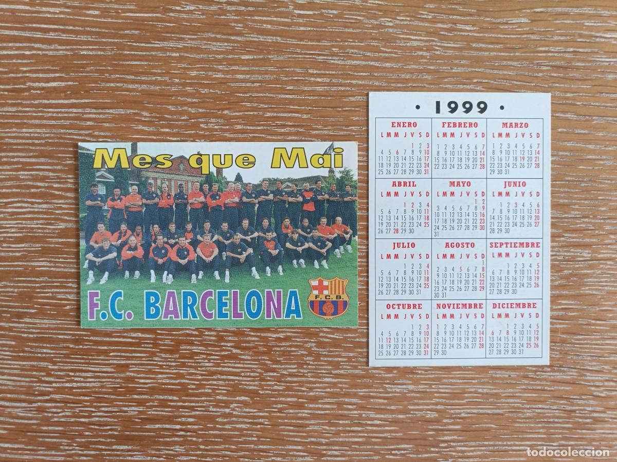 Coleccionismo Calendarios: VCK 4483 - CALENDARIO BOLSILLO - A&Ntilde;O 1999 - F&Uacute;TBOL PLANTILLA - F.C. BARCELONA
