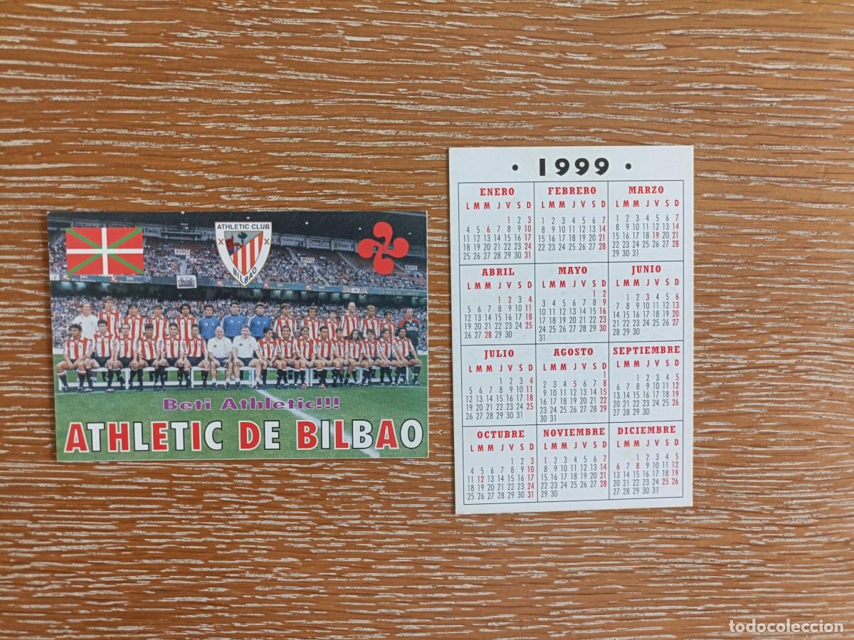 Coleccionismo Calendarios: VCK 4484 - CALENDARIO BOLSILLO - A&Ntilde;O 1999 - F&Uacute;TBOL PLANTILLA - ATHLETIC DE BILBAO