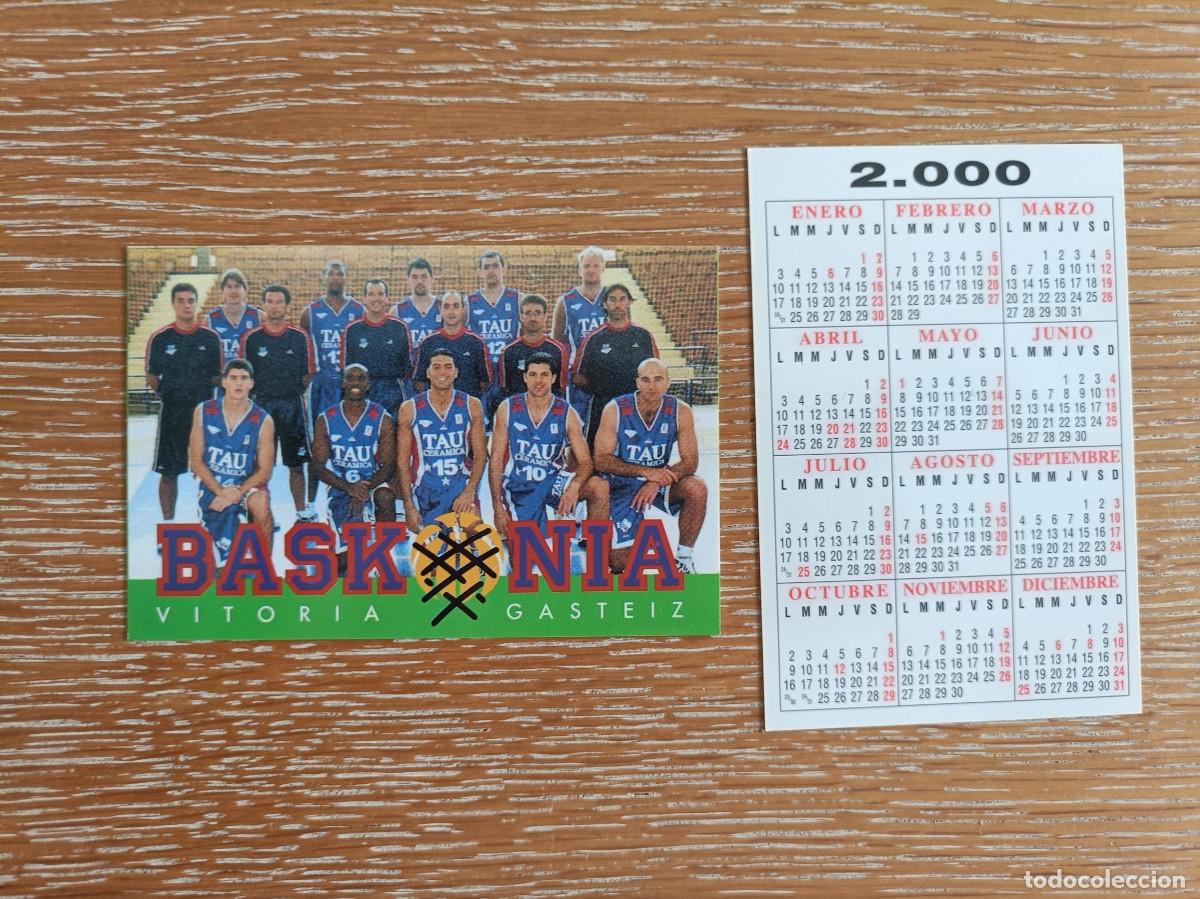 Coleccionismo Calendarios: VCK 4490 - CALENDARIO BOLSILLO - A&Ntilde;O 2000 - BALONCESTO PLANTILLA - BASKONIA VITORIA GASTEIZ