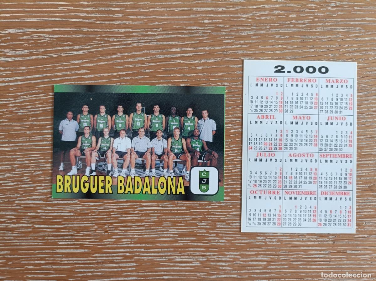 Coleccionismo Calendarios: VCK 4494 - CALENDARIO BOLSILLO - A&Ntilde;O 2000 - BALONCESTO PLANTILLA - CJB BRUGUER BADALONA JUVENTUD