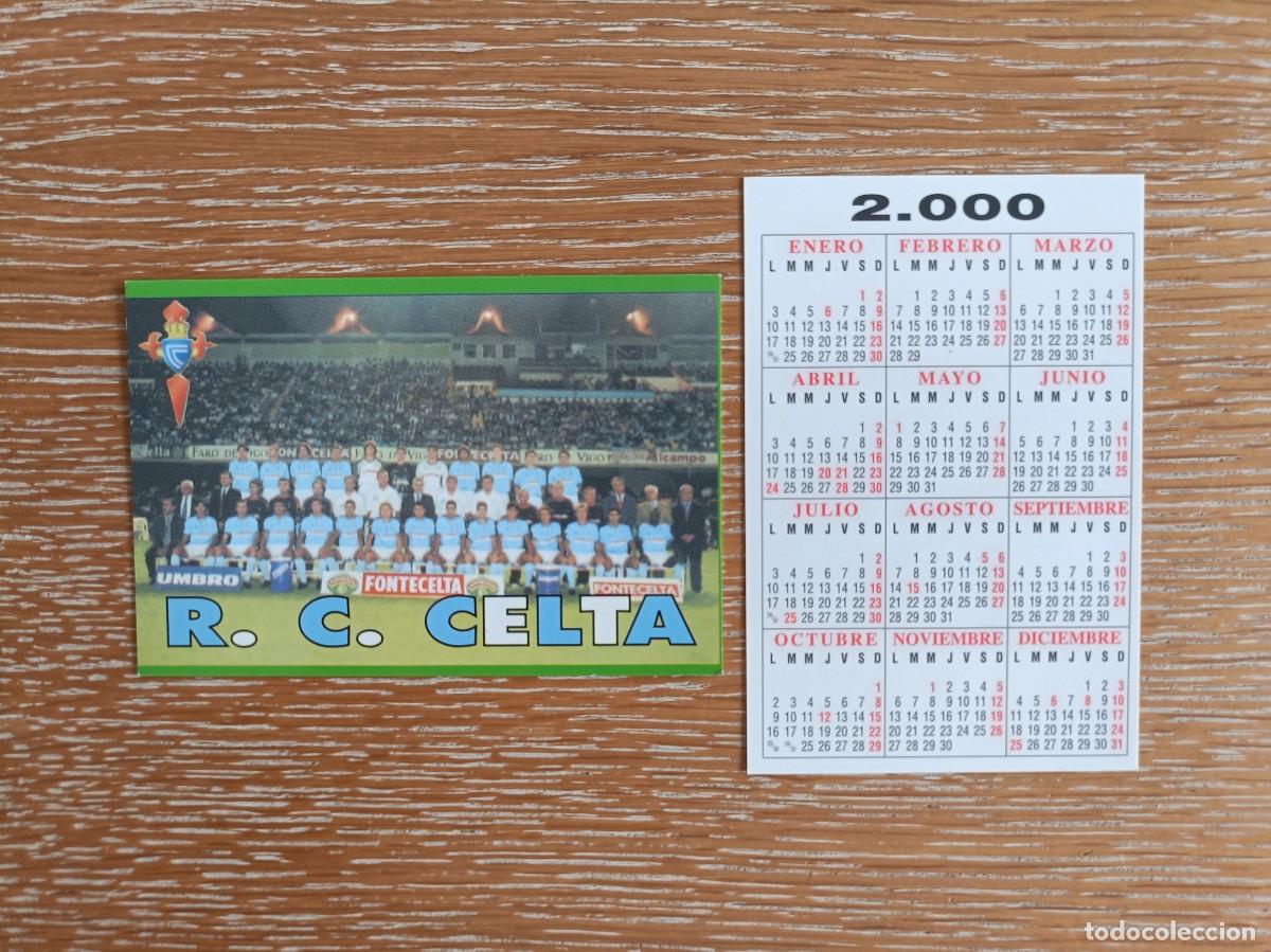 Coleccionismo Calendarios: VCK 4500 - CALENDARIO BOLSILLO - A&Ntilde;O 2000 - F&Uacute;TBOL PLANTILLA - R.C. CELTA