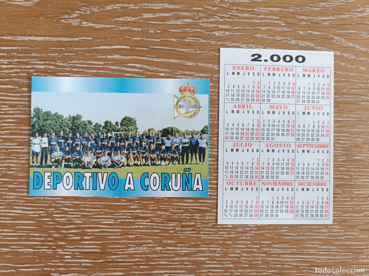 Coleccionismo Calendarios: VCK 4501 - CALENDARIO BOLSILLO - A&Ntilde;O 2000 - F&Uacute;TBOL PLANTILLA - DEPORTIVO A CORU&Ntilde;A