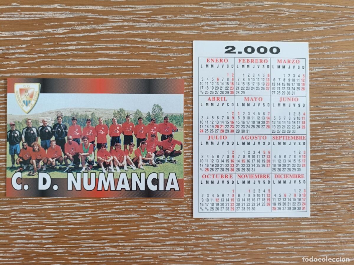 Coleccionismo Calendarios: VCK 4502 - CALENDARIO BOLSILLO - A&Ntilde;O 2000 - F&Uacute;TBOL PLANTILLA - C.D. NUMANCIA
