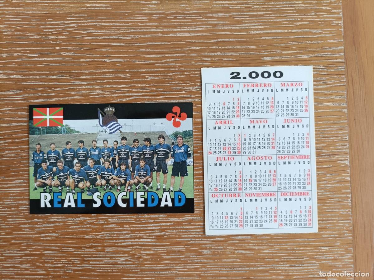 Coleccionismo Calendarios: VCK 4505 - CALENDARIO BOLSILLO - A&Ntilde;O 2000 - F&Uacute;TBOL PLANTILLA - REAL SOCIEDAD
