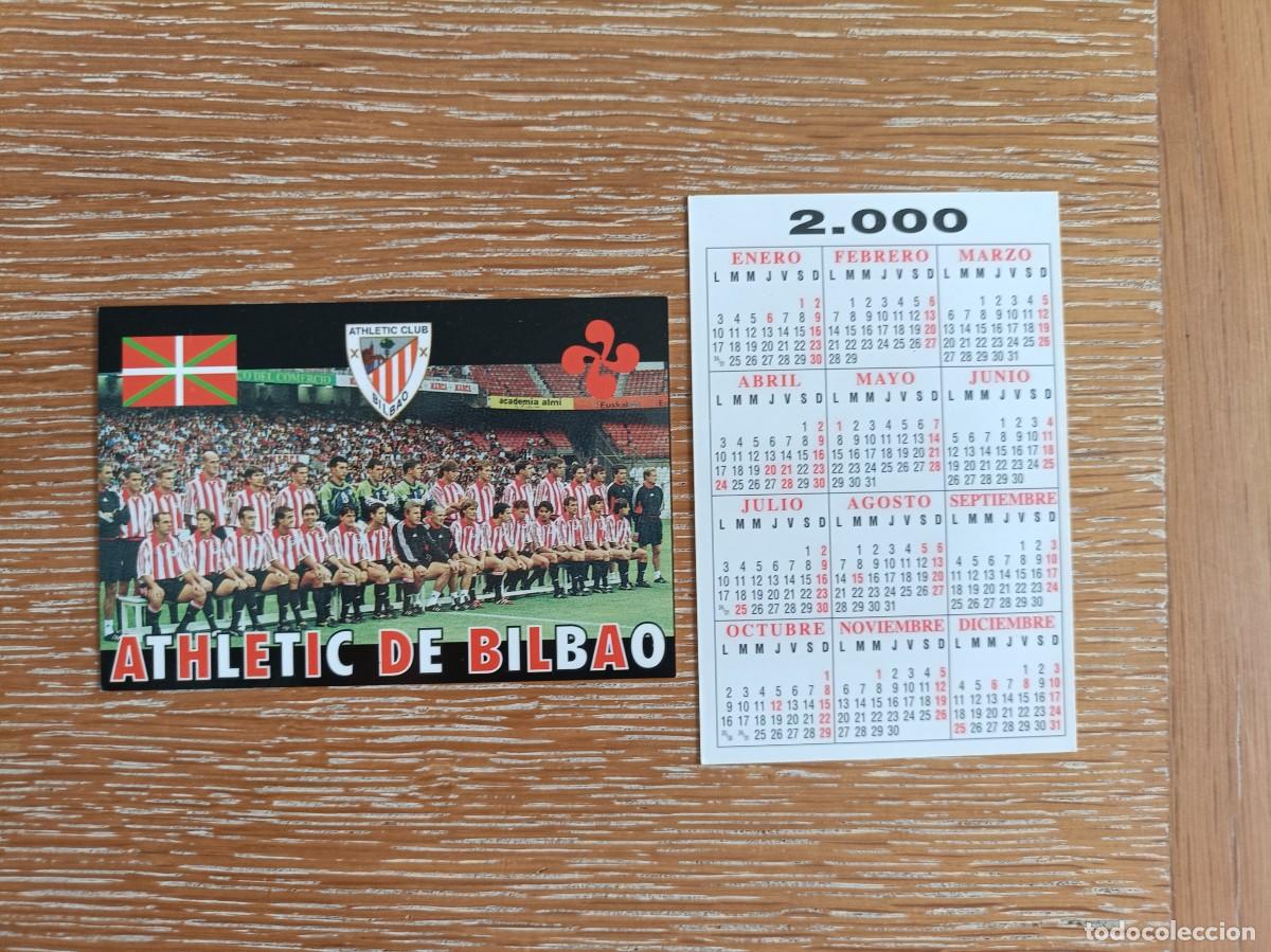 Coleccionismo Calendarios: VCK 4506 - CALENDARIO BOLSILLO - A&Ntilde;O 2000 - F&Uacute;TBOL PLANTILLA - ATHLETIC DE BILBAO
