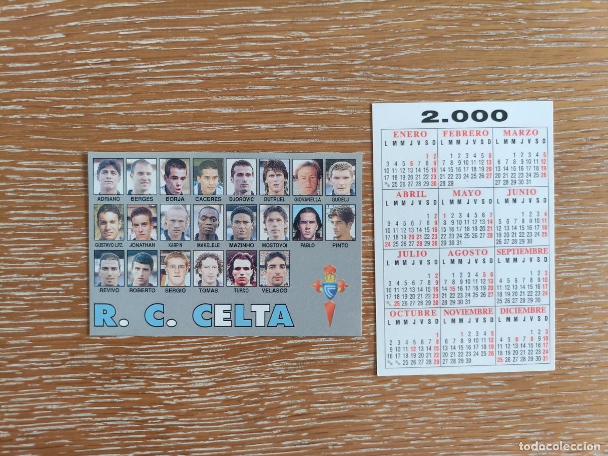 Coleccionismo Calendarios: VCK 4511 - CALENDARIO BOLSILLO - A&Ntilde;O 2000 - F&Uacute;TBOL PLANTILLA - R.C. CELTA