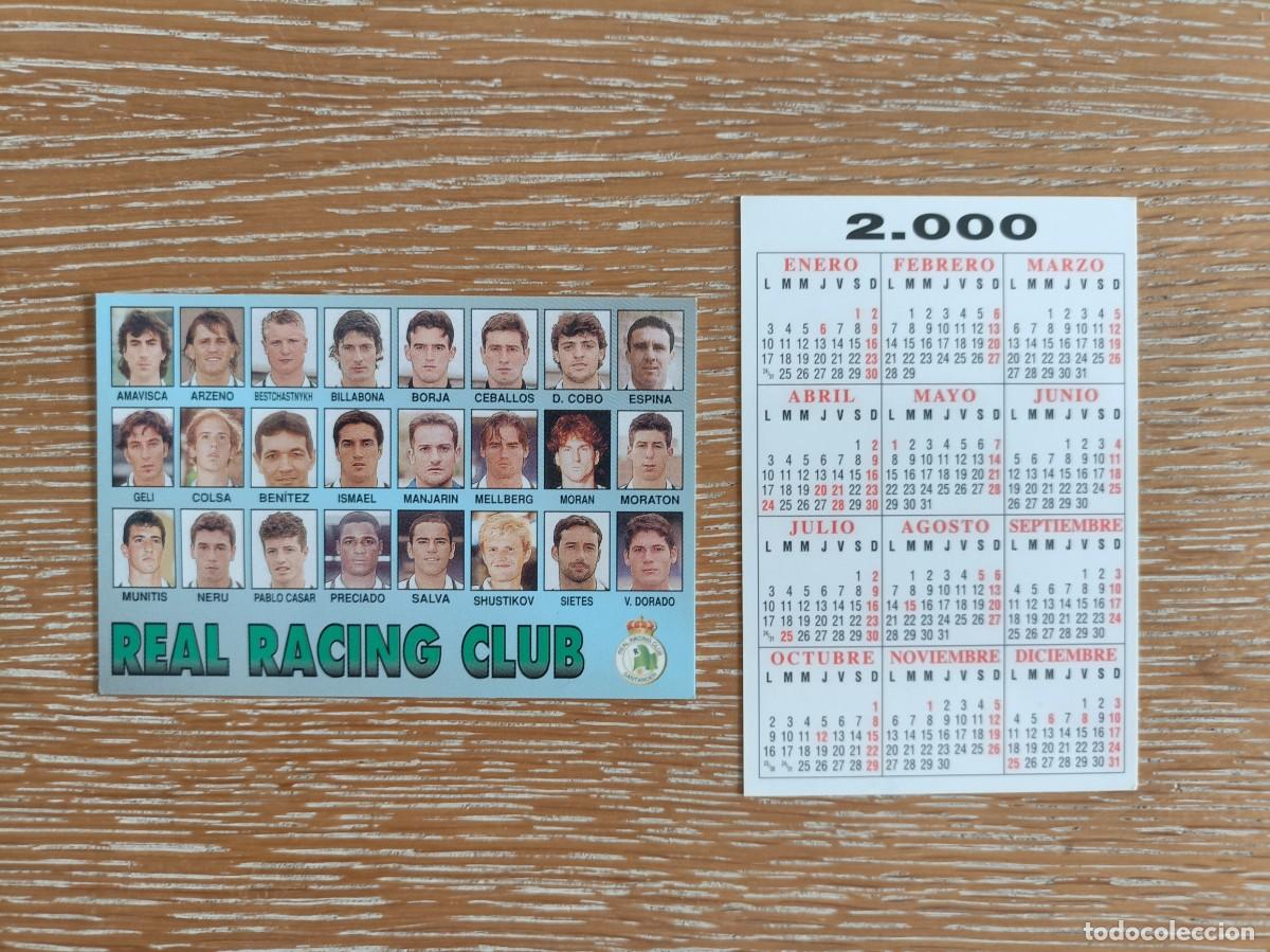 Coleccionismo Calendarios: VCK 4515 - CALENDARIO BOLSILLO - A&Ntilde;O 2000 - F&Uacute;TBOL PLANTILLA - REAL RACING CLUB SANTANDER