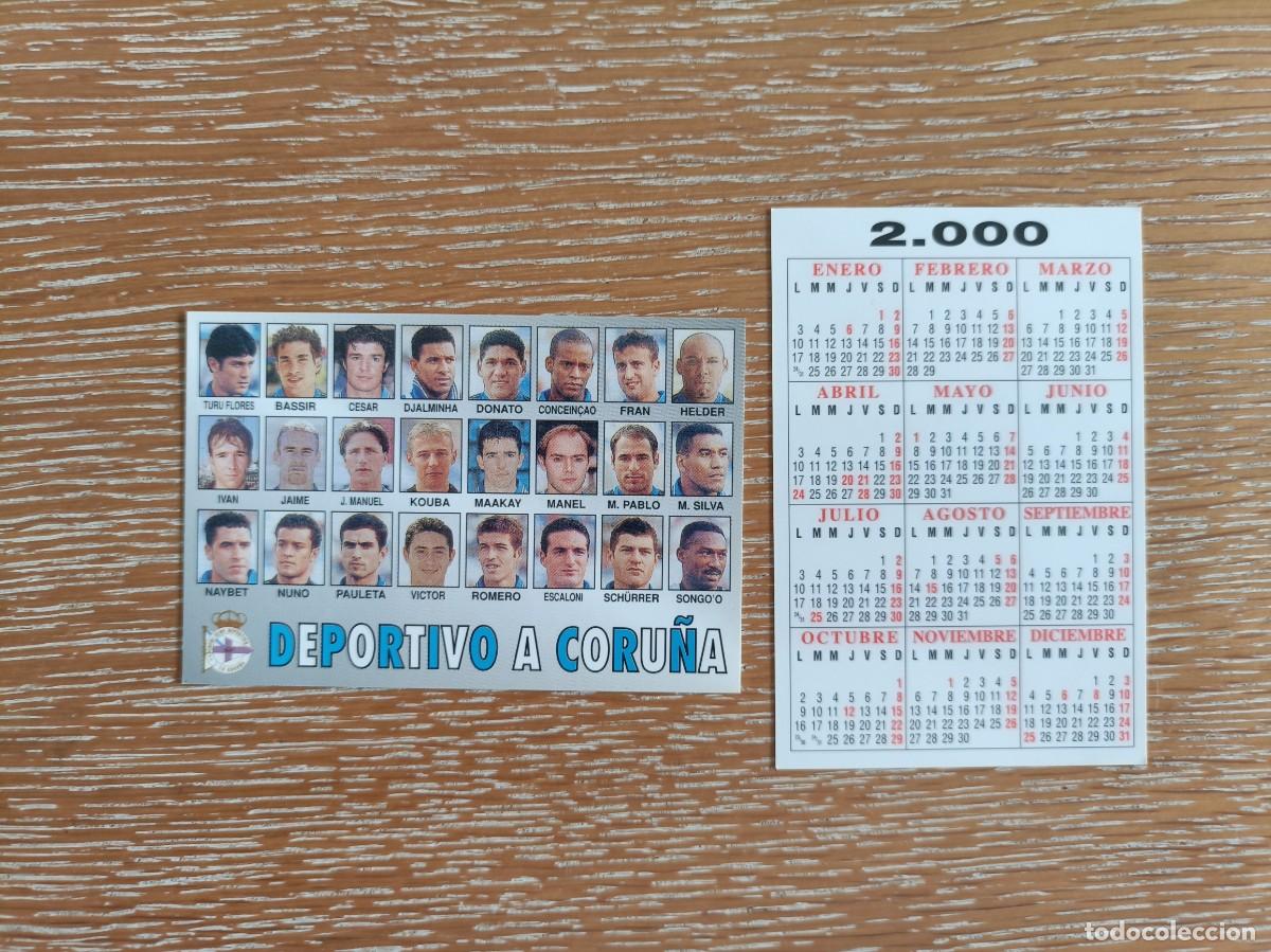 Coleccionismo Calendarios: VCK 4516 - CALENDARIO BOLSILLO - A&Ntilde;O 2000 - F&Uacute;TBOL PLANTILLA - DEPORTIVO A CORU&Ntilde;A