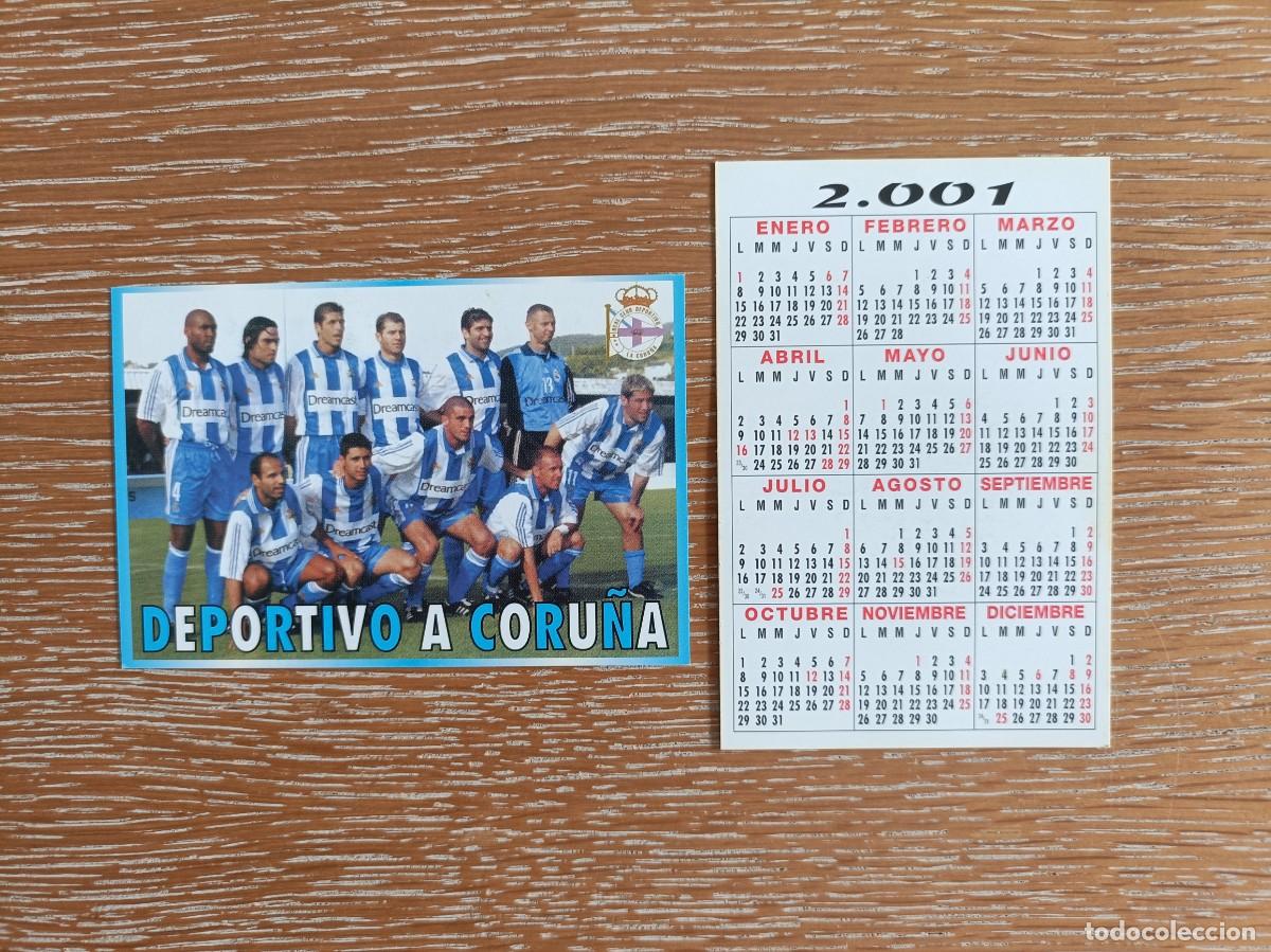 Coleccionismo Calendarios: VCK 4526 - CALENDARIO BOLSILLO - A&Ntilde;O 2001 - F&Uacute;TBOL PLANTILLA - DEPORTIVO A CORU&Ntilde;A