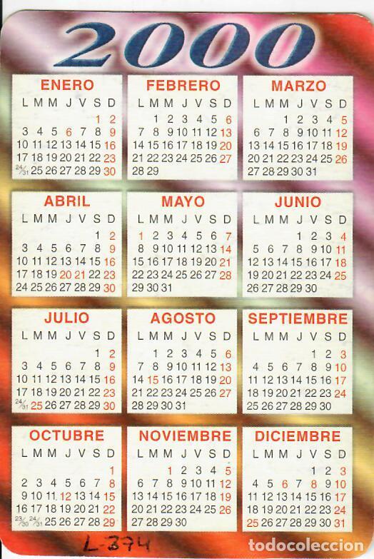 Coleccionismo Calendarios: CALENDARIO DE SERIE - A&Ntilde;O 2000 - L 374
