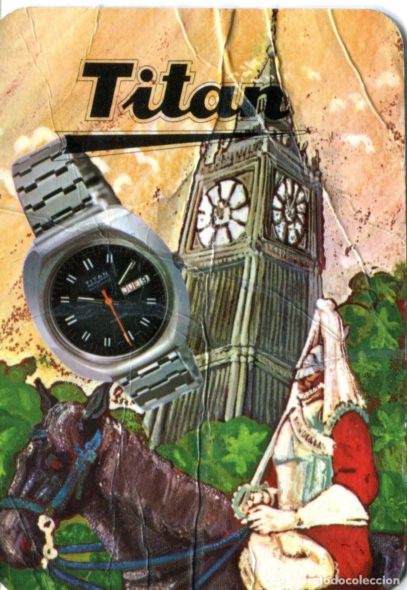 Coleccionismo calendarios: CALENDARIO DE BOLSILLO A&Ntilde;O 1973. RELOJ TITAN. LONDRES, BIG BEN