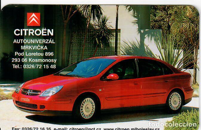 Coleccionismo Calendarios: CALENDARIO DE BOLSILLO DE REP. CHECA - A&Ntilde;O 2001 - CITROEN