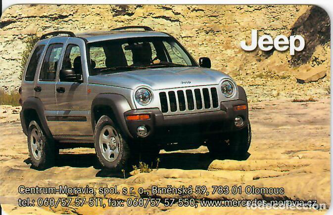 Coleccionismo Calendarios: CALENDARIO DE BOLSILLO DE REP. CHECA - A&Ntilde;O 2002 - JEEP