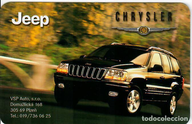 Coleccionismo Calendarios: CALENDARIO DE BOLSILLO DE REP. CHECA - A&Ntilde;O 2001 - JEEP CHRYSLER