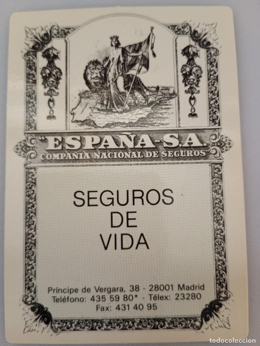Coleccionismo Calendarios: Calendario 1990 Publicidad SEGUROS ESPA&Ntilde;A