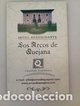 Coleccionismo Calendarios: Calendario 2008 Publicidad Hotel Restaurante LOS ARCOS DE QUEJANA