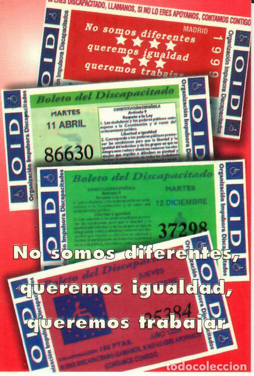 Coleccionismo Calendarios: CALENDARIO DE PUBLICIDAD - A&Ntilde;O 2000 - LOTER&Iacute;A OID