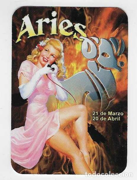 Coleccionismo Calendarios: CALENDARIO DE BOLSILLO A&Ntilde;O 2010 HOR&Oacute;SCOPO - ARIES - CHICA - SIN PUBLICIDAD - VER FOTO REVERSO