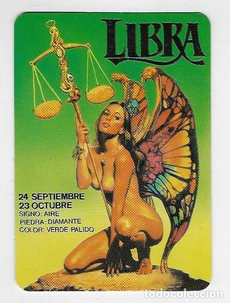 Coleccionismo Calendarios: CALENDARIO DE BOLSILLO A&Ntilde;O 1995 HOR&Oacute;SCOPO - LIBRA - CHICA - CON PUBLICIDAD - VER FOTO REVERSO