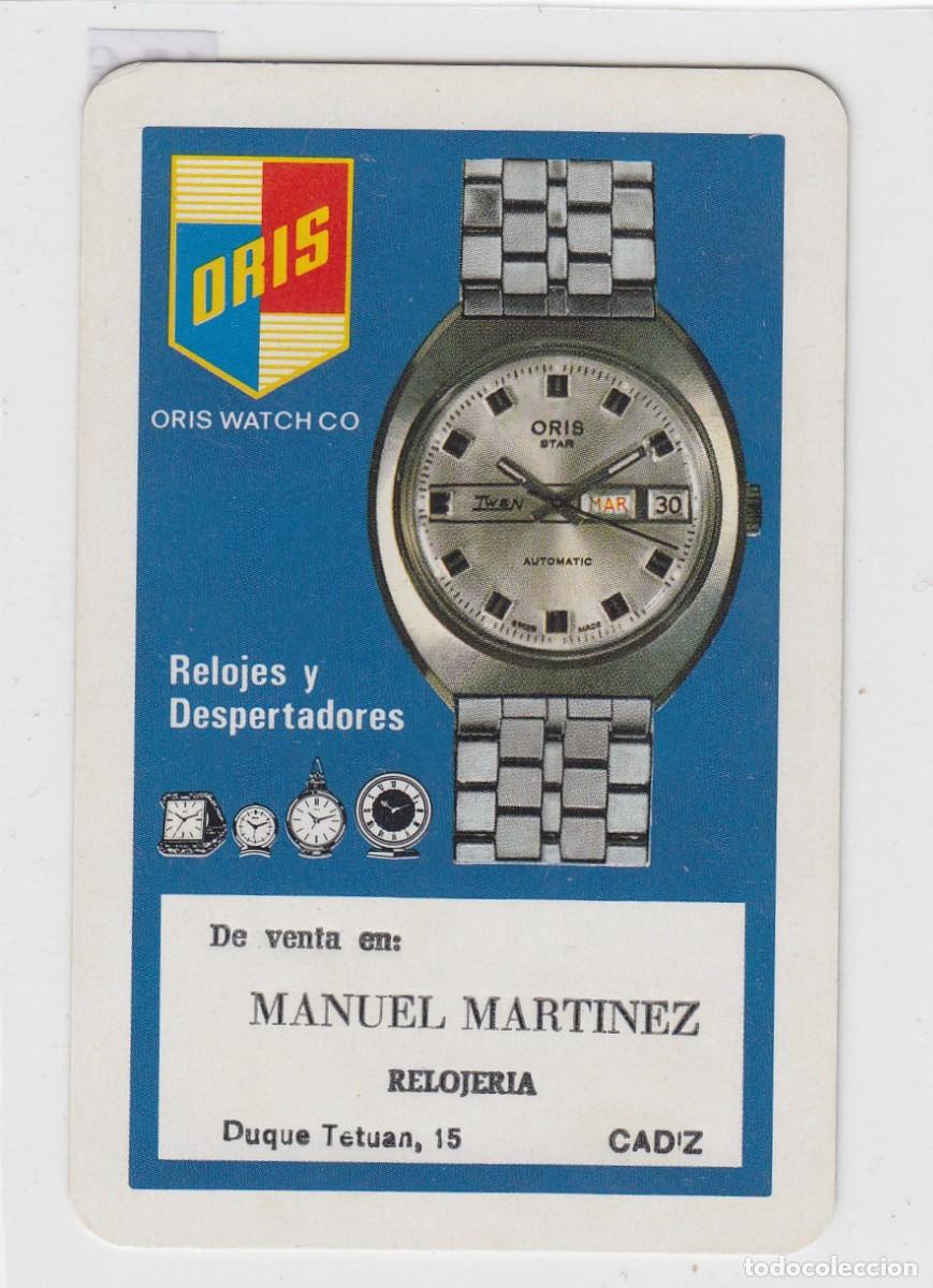 Coleccionismo Calendarios: CALENDARIO DE BOLSILLO. H. FOURNIER. RELOJES Y DESPERTADORES MANUEL MARTINEZ RELOJERIA. A&Ntilde;O 1972