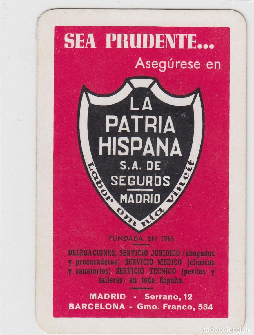 Coleccionismo Calendarios: CALENDARIO DE BOLSILLO. H. FOURNIER. LA PATRIA HISPANIA S.A DE SEGUROS, MADRID. A&Ntilde;O 1968