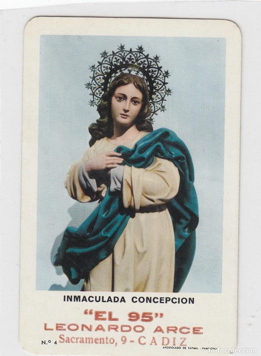 Coleccionismo Calendarios: CALENDARIO DE BOLSILLO. H. FOURNIER. INMACULADA CONCEPCI&Oacute;N &rdquo;EL 95&rdquo; LEONARDO ARCE. A&Ntilde;O 1966