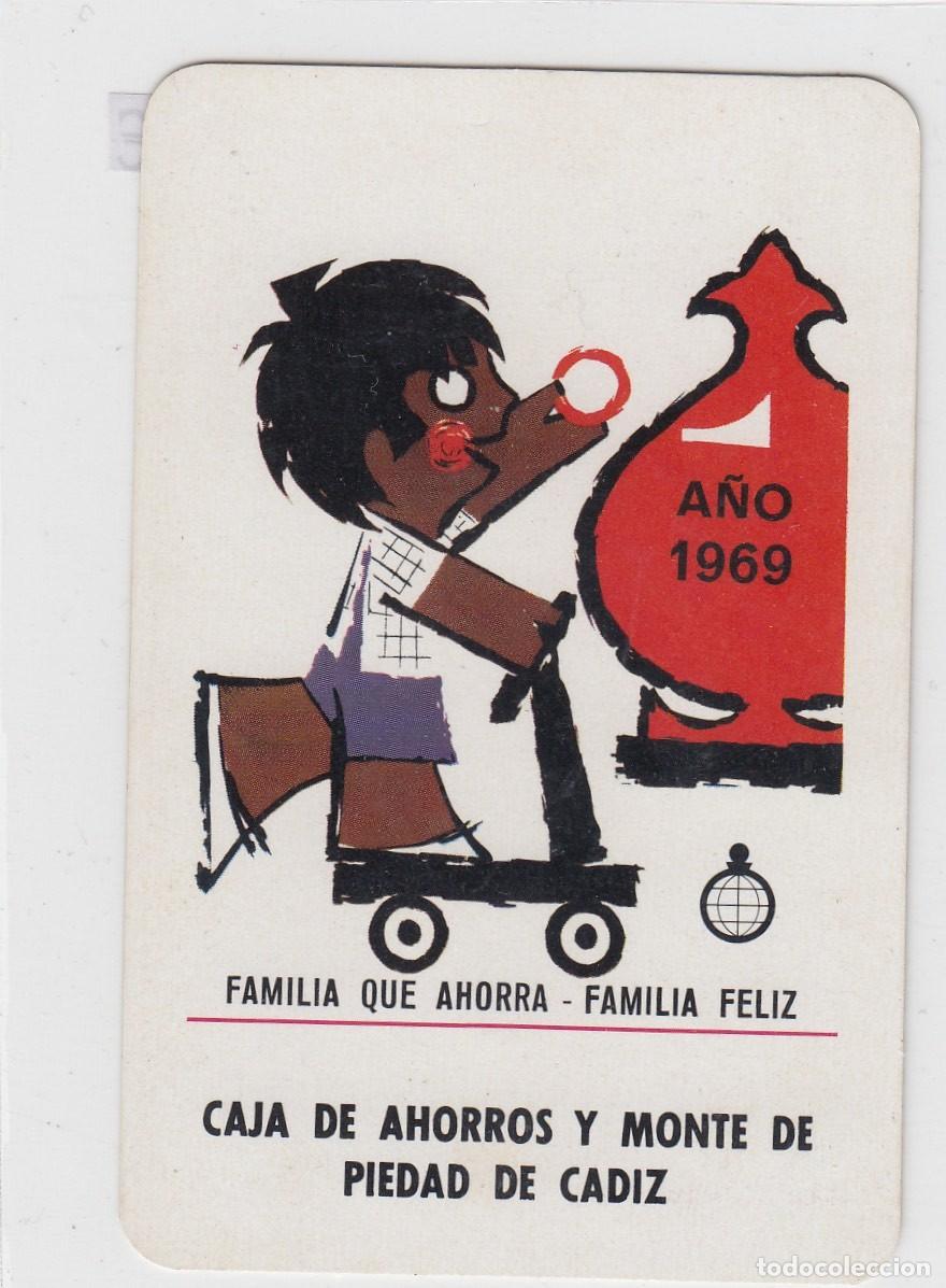 Coleccionismo Calendarios: CALENDARIO DE BOLSILLO. H. FOURNIER. CAJA DE AHORROS Y MONTE DE PIEDAD DE CADIZ. A&Ntilde;O 1969
