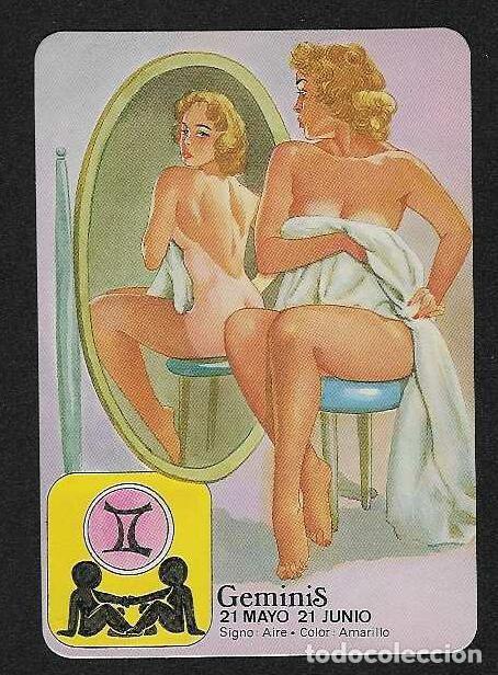 Coleccionismo Calendarios: CALENDARIO DE BOLSILLO A&Ntilde;O 2001 HOR&Oacute;SCOPO - GEMINIS - CHICA - SIN PUBLICIDAD - VER FOTO REVERSO