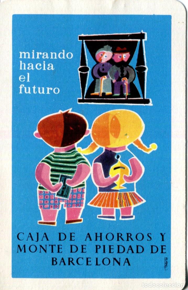 Coleccionismo Calendarios: Calendario FOURNIER a&ntilde;o 1962 de CAJA DE AHORROS Y MONTE DE PIEDAD DE BARCELONA