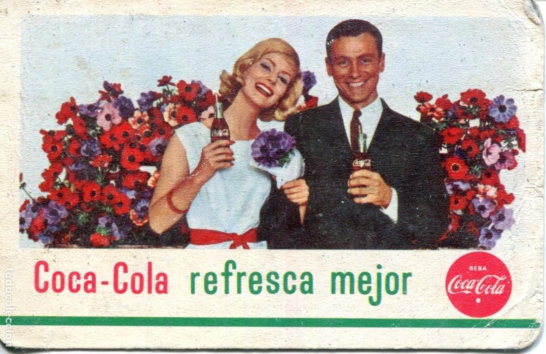 Coleccionismo Calendarios: CALENDARIO DE BOLSILLO FOURNIER - 1963 COCA COLA REFRESCA MEJOR