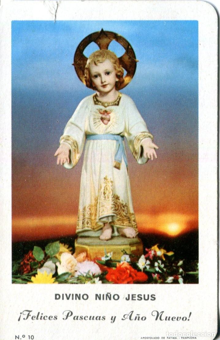 Coleccionismo Calendarios: CALENDARIO FOURNIER DIVINO NI&Ntilde;O JESUS A&Ntilde;O 1963 FELICES PASCUAS Y A&Ntilde;O NUEVO