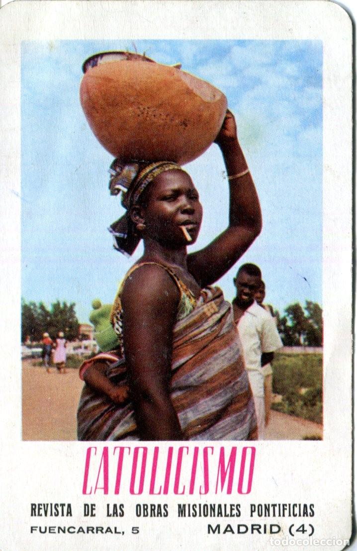 Coleccionismo Calendarios: CALENDARIO FOURNIER CATOLICISMO A&Ntilde;O 1966 - Revista de las Obras Misionales Pontificias