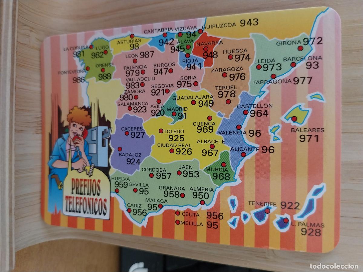 Coleccionismo Calendarios: MAPA ESPA&Ntilde;A PREFIJOS TELEFONO A&Ntilde;O 1999 PUBLICIDAD PUBLI *** OROPENDOLA PAJARERIA ** REF RR 127