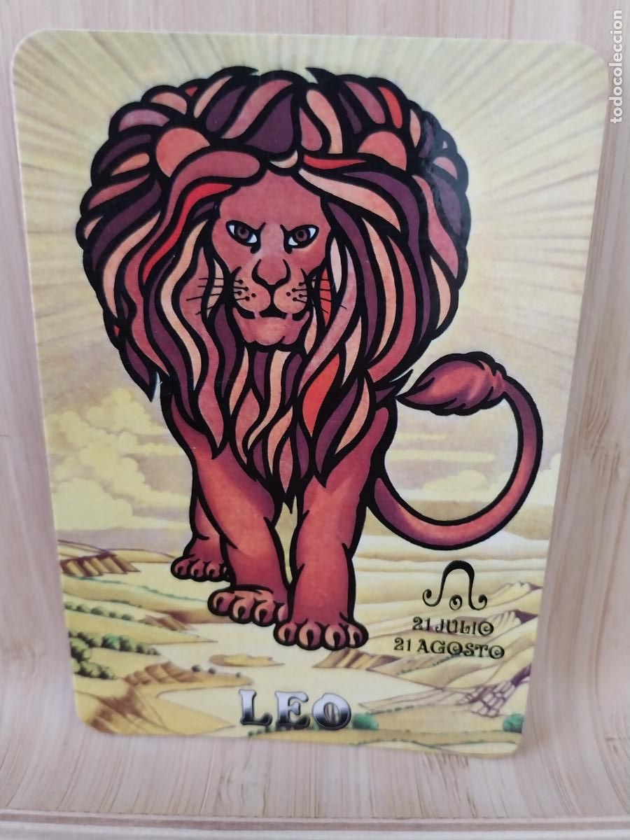 Coleccionismo Calendarios: LEO HOROSCOPO ILUSTRACION A&Ntilde;O 1994 PUBLICIDAD PUBLI *** MARQUES LEGANES AUTO ESCUELA ** REF MC 23