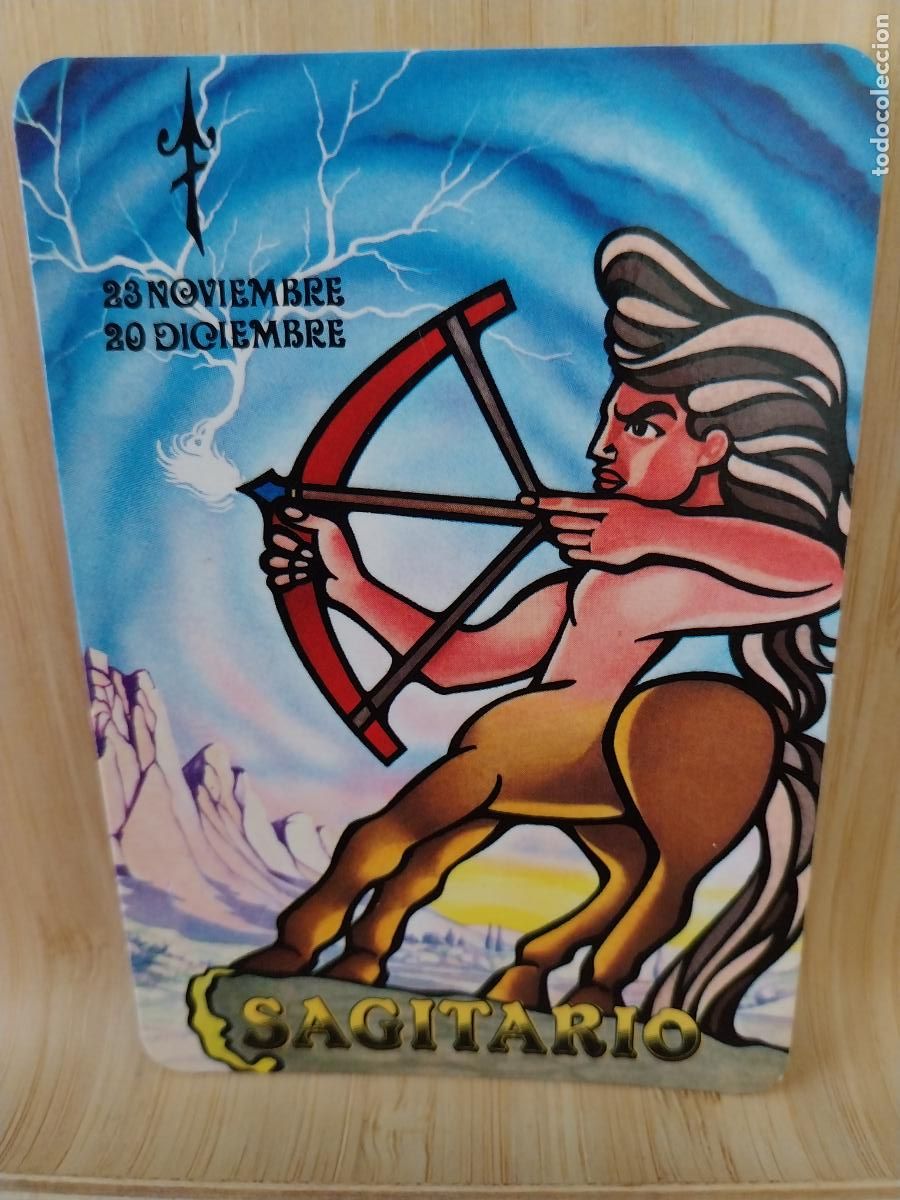 Coleccionismo Calendarios: SAGITARIO HOROSCOPO ILUSTRACION A&Ntilde;O 1994 PUBLICIDAD PUBLI * AUTO ESCUELA M LEGANES * REF MC 127
