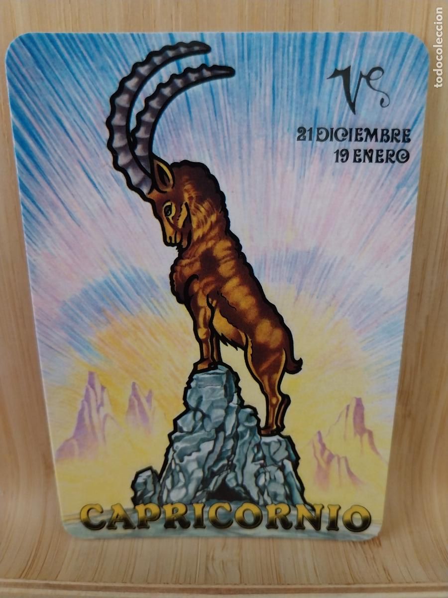 Coleccionismo Calendarios: CAPRICORNIO HOROSCOPO ILUSTRACION A&Ntilde;O 1994 PUBLICIDAD PUBLI * AUTO ESCUELA M LEGANES * REF MC 128