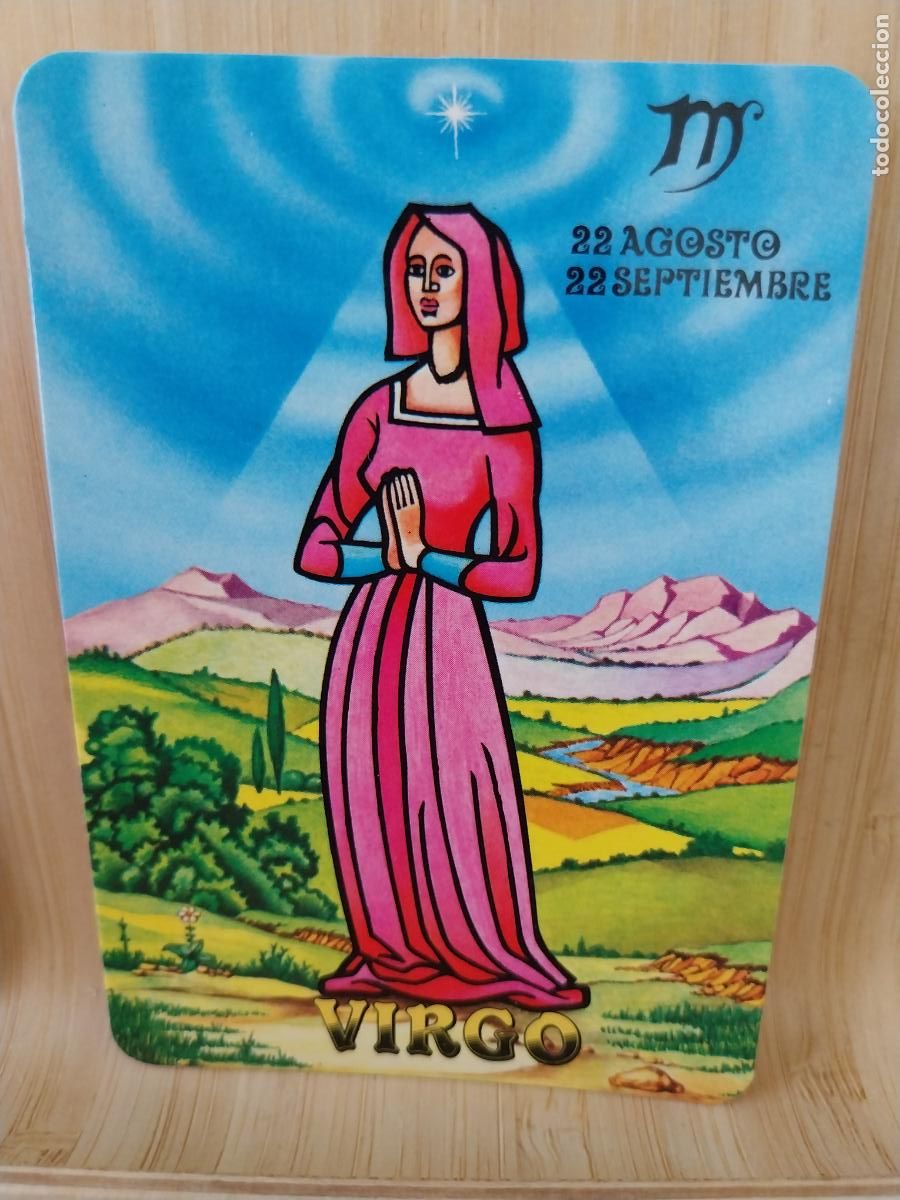 Coleccionismo Calendarios: VIRGO HOROSCOPO ILUSTRACION A&Ntilde;O 1994 PUBLICIDAD PUBLI * AUTO ESCUELA M LEGANES * REF MC 124