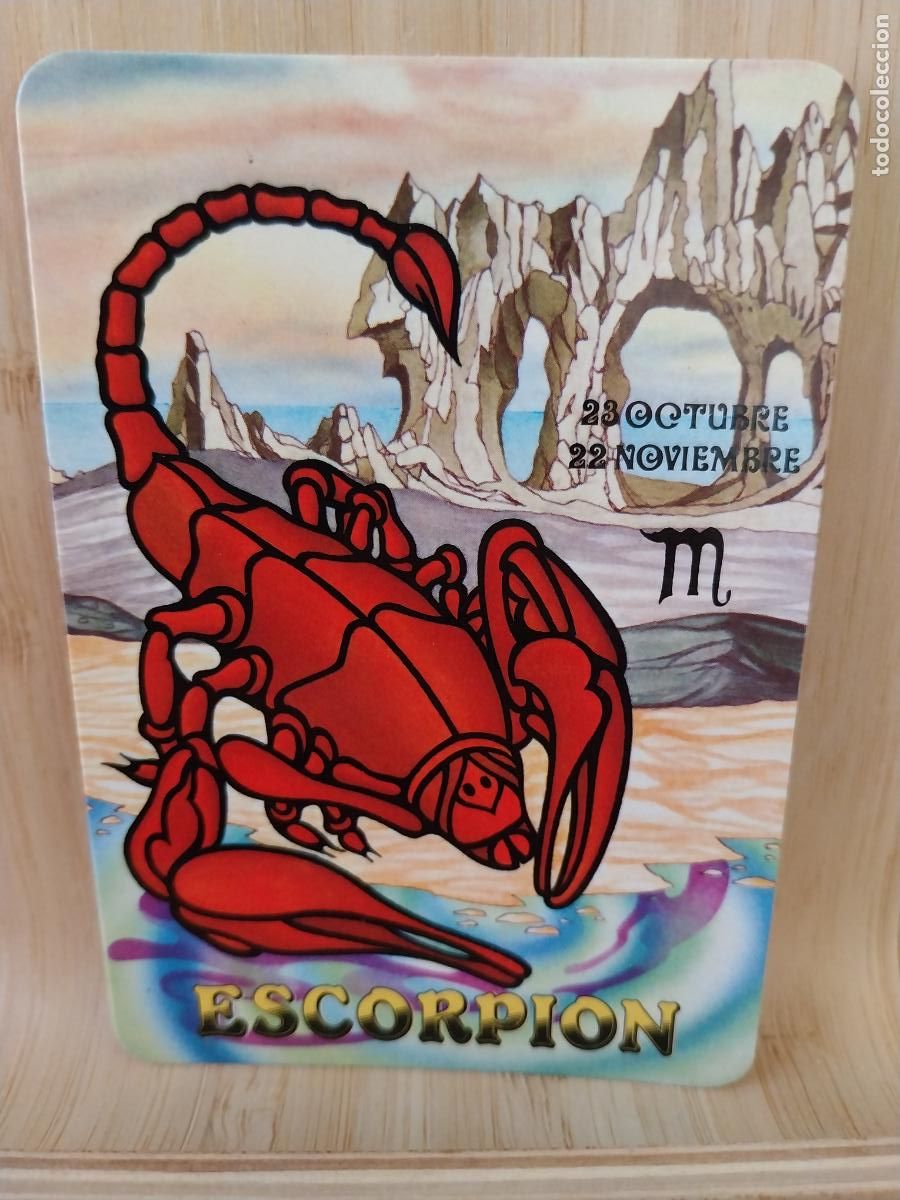 Coleccionismo Calendarios: ESCORPION HOROSCOPO ILUSTRACION A&Ntilde;O 1994 PUBLICIDAD PUBLI * AUTO ESCUELA M LEGANES * REF MC 126