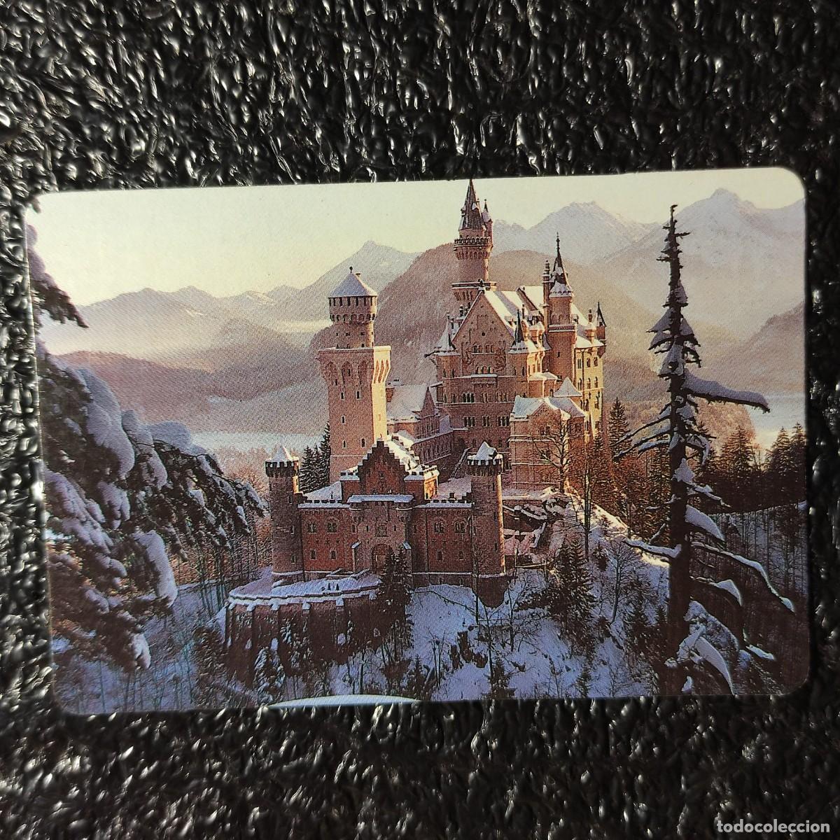 Coleccionismo Calendarios: CALENDARIO BOLSILLO .Castillo de Neuschwanstein en Alemania 1991 ** JOYERIA ABOITIZ . LAREDO ** A1