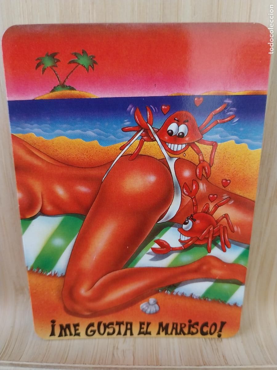 Coleccionismo Calendarios: MARISCO ILUSTRACION CALENDARIO A&Ntilde;O 1994 PUBLI * BAR BIARRITZ * REF BO 5871