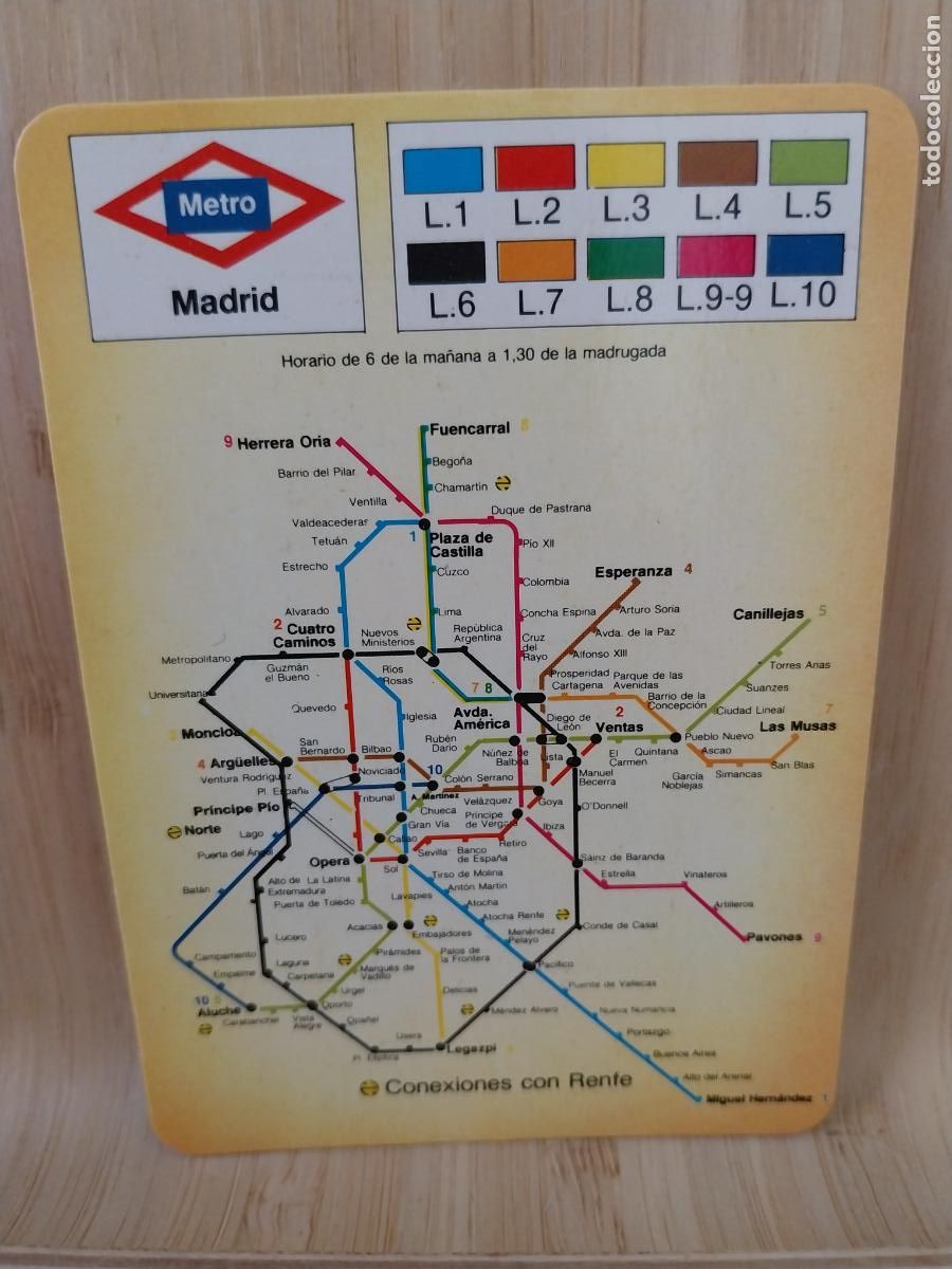 Coleccionismo Calendarios: METRO MAPA CALENDARIO A&Ntilde;O 1996 PUBLI * CITUR VIAJES * REF BO 567