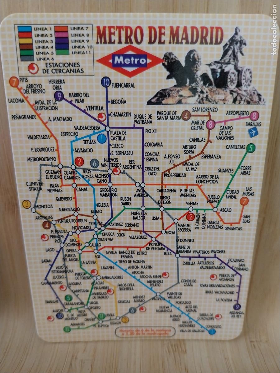 Coleccionismo Calendarios: METRO MADRID CALENDARIO A&Ntilde;O 2000 PUBLI * VIMAR CAFETERIA * REF EGC 182 --