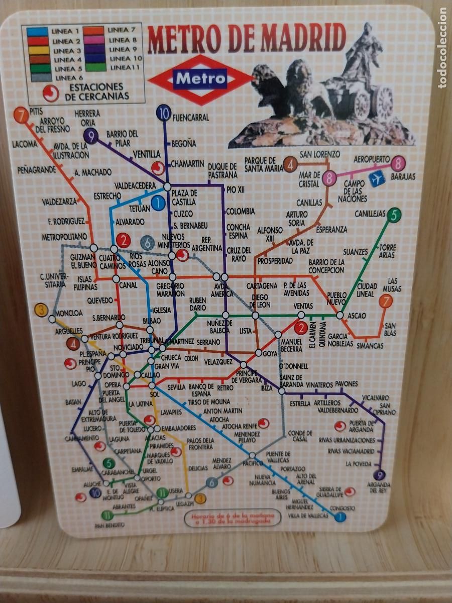 Coleccionismo Calendarios: METRO MADRID CALENDARIO A&Ntilde;O 2000 PUBLI * DECORACIONES DONOSTIARRA * REF EGC 192 --