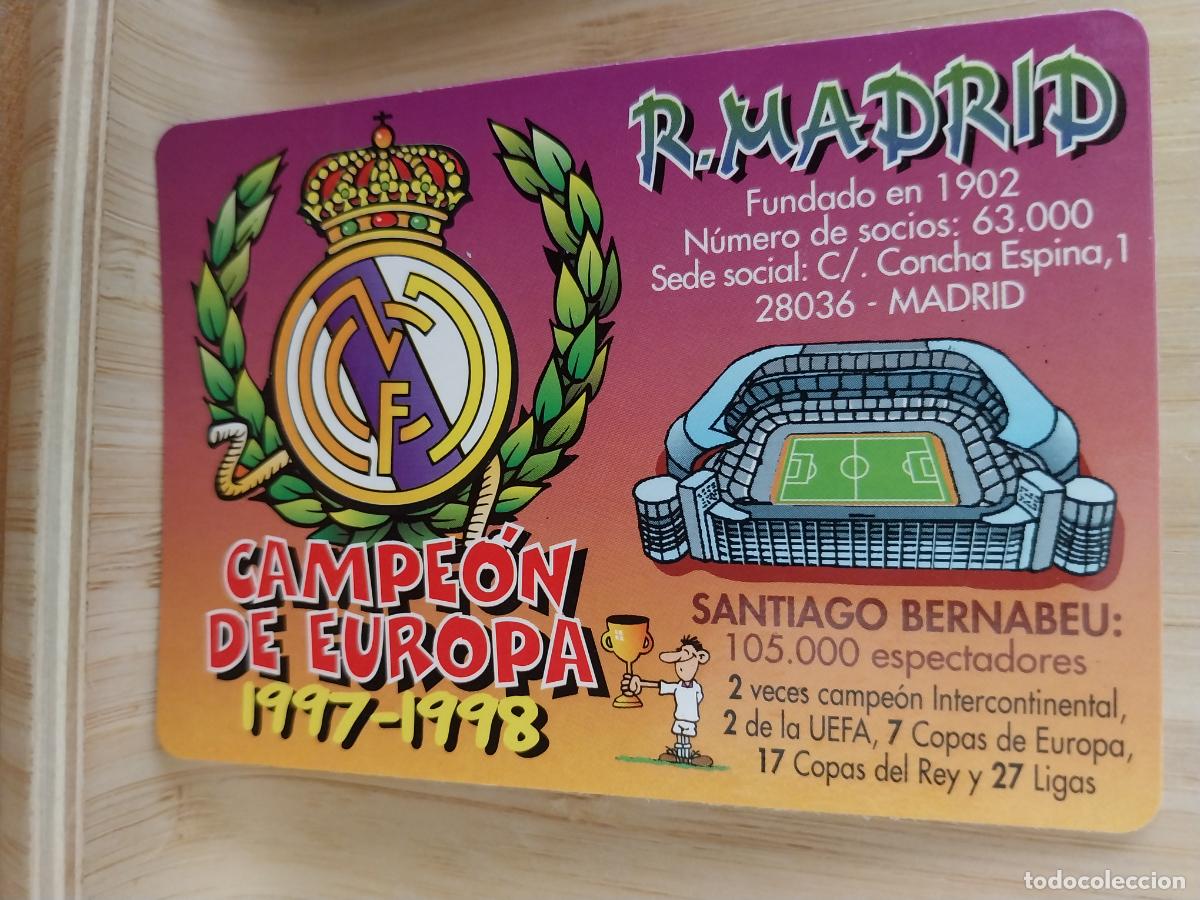 Coleccionismo Calendarios: REAL MADRID ILUSTRACION CALENDARIO A&Ntilde;O 2000 PUBLI * BAR BOCATA * REF WCB 313 ---