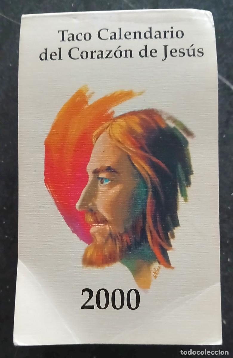 Coleccionismo Calendarios: Taco del Coraz&oacute;n de Jes&uacute;s. A&ntilde;o 2000